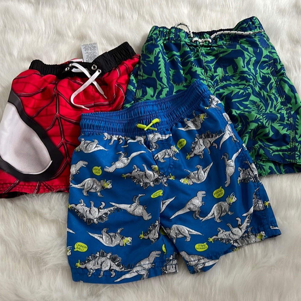 Boys swim suit bundle 3 pieces xs 4/5
